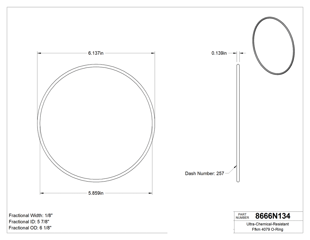 Technical drawing - 8666N134